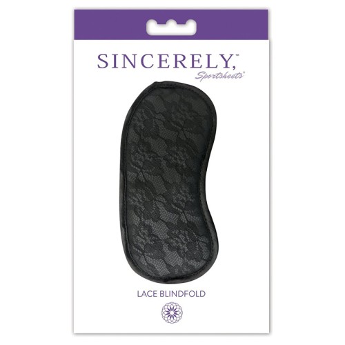 Sincerely Sportsheets Lace Blindfold - Black