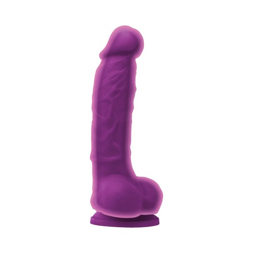 Dildo Morado de Densidad Doble 5 in.