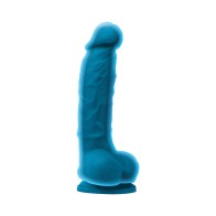 Colours Dual Density Blue Dildo - Realistic Pleasure