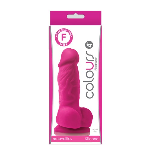 Dildo de 4 in. Colores Placer Rosa