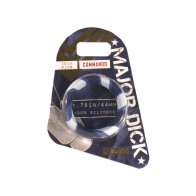 Major Dick Commando Cock Ring Blue Camo 1.75 inches