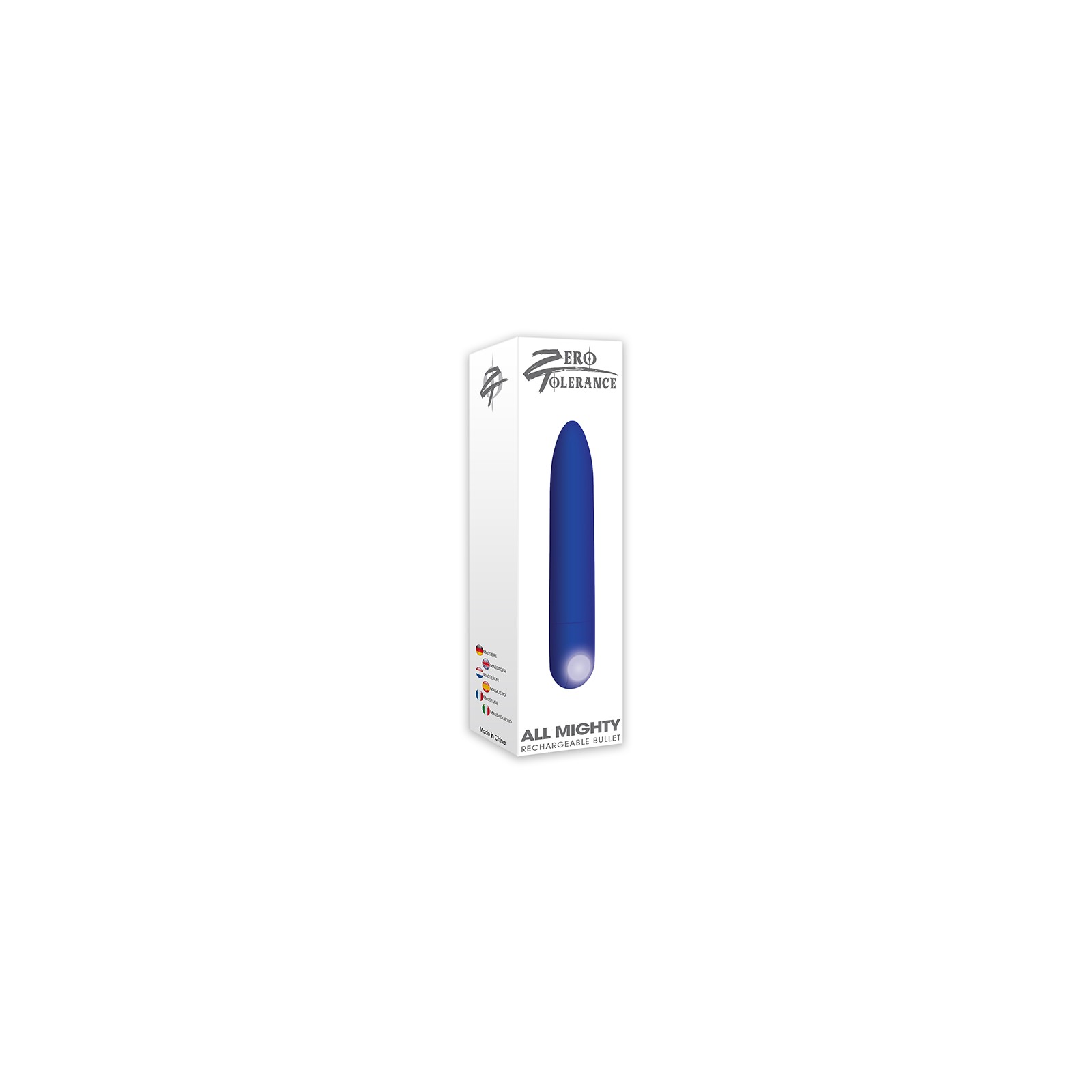 Vibrador Mini Bullet Recargable Todo Poderoso Azul