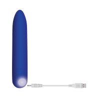 Vibrador Mini Bullet Recargable Todo Poderoso Azul