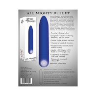 Vibrador Mini Bullet Recargable Todo Poderoso Azul