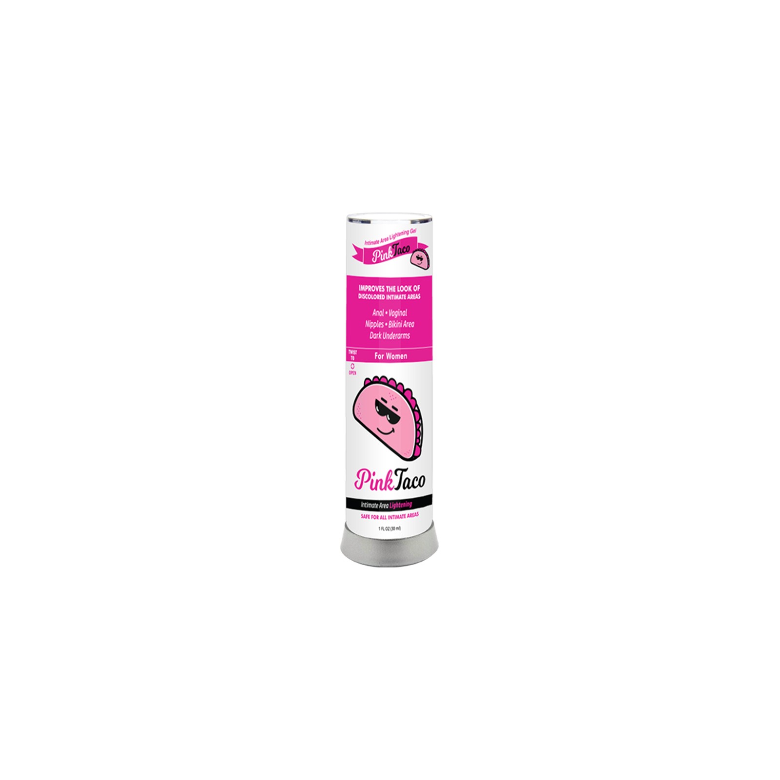 Gel Aclarante para Área Íntima Pink Taco para Piel Sensible