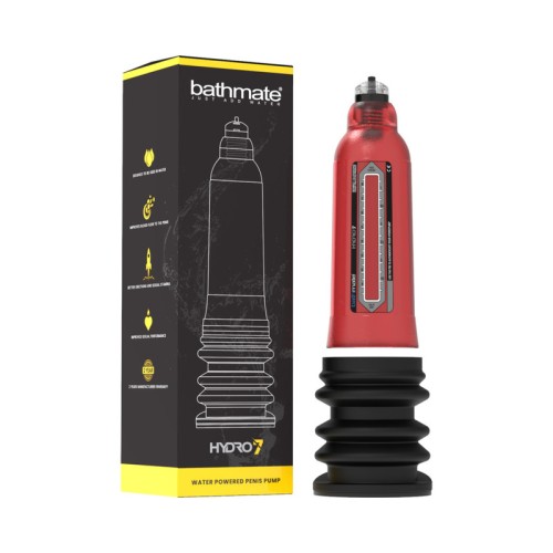 Bathmate Hydro7 Rojo - Bomba a Base de Agua