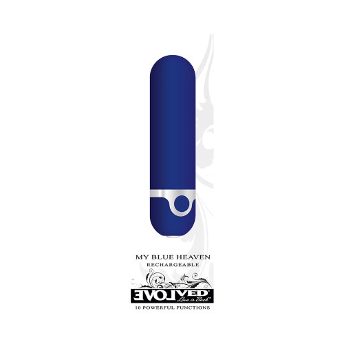 Evolved My Blue Heaven Rechargeable Bullet Vibrator Blue