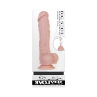 Evolved Big Shot Silicone Dildo with Vibration