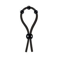 Zero Tolerance Ultimate Silicone Cockring Black Adjustable