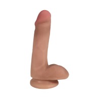 Curve Toys Dildo de Doble Densidad de 6 Pulgadas