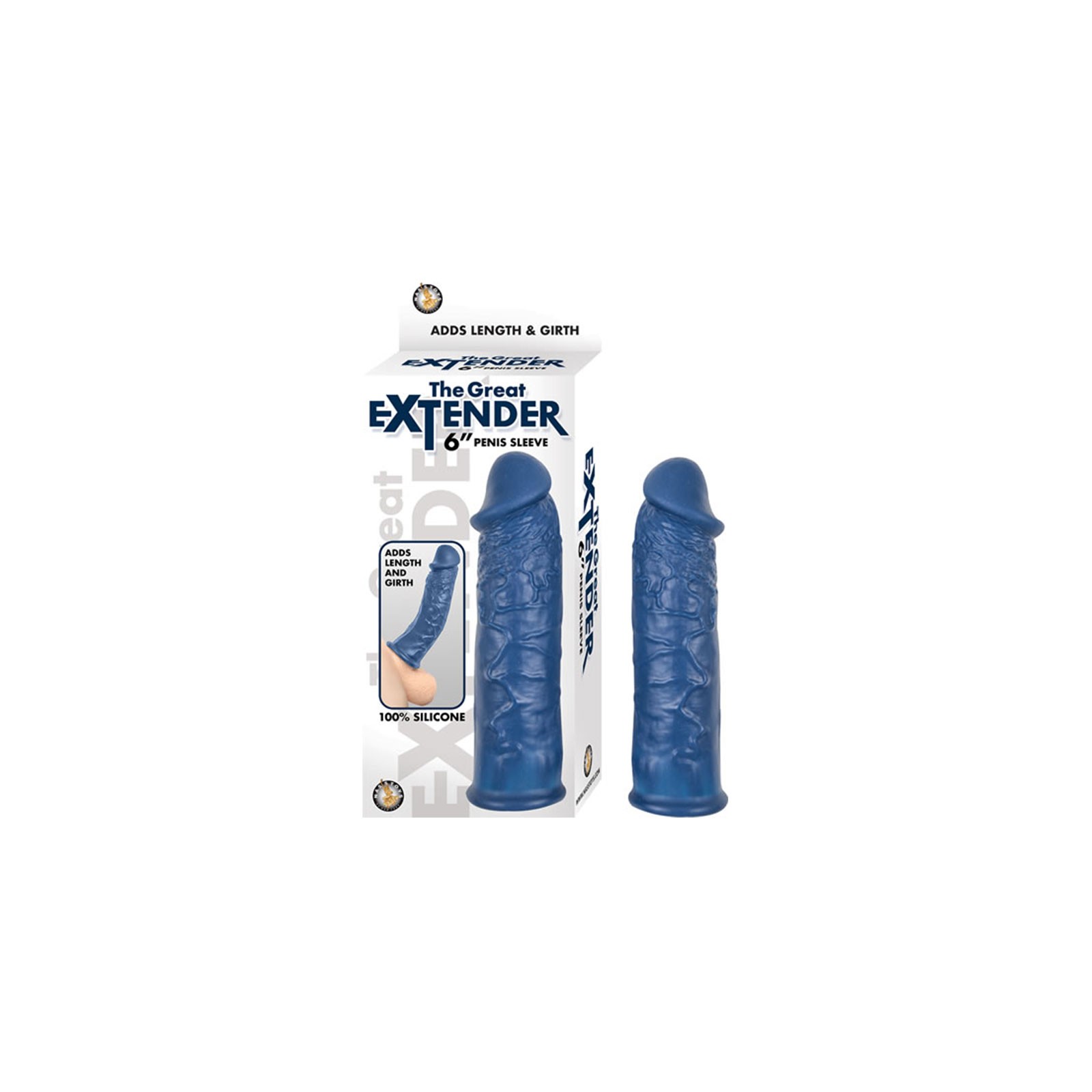 The Great Extender 6in Penis Sleeve for Enhanced Performance