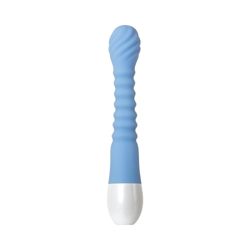 Evolved Bendy Bunny Rechargeable Silicone Vibrator Blue