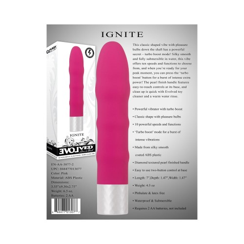 Vibrador Slimline Evolved Ignite de 10 Velocidades