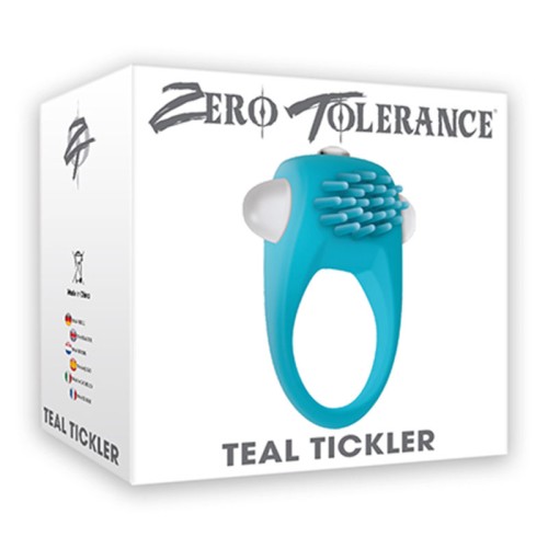 Anillo para el Pene Teal Tickler Tolerancia Cero