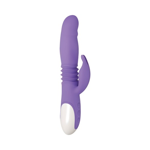 Evolved Thick & Thrust Bunny Rechargeable Vibrator - Ultimate Pleasure