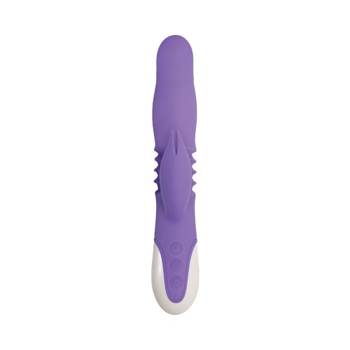 Evolved Thick & Thrust Bunny Rechargeable Vibrator - Ultimate Pleasure