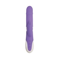 Evolved Thick & Thrust Bunny Rechargeable Vibrator - Ultimate Pleasure