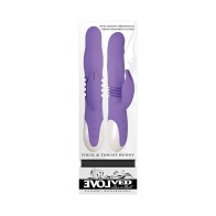 Evolved Thick & Thrust Bunny Rechargeable Vibrator - Ultimate Pleasure