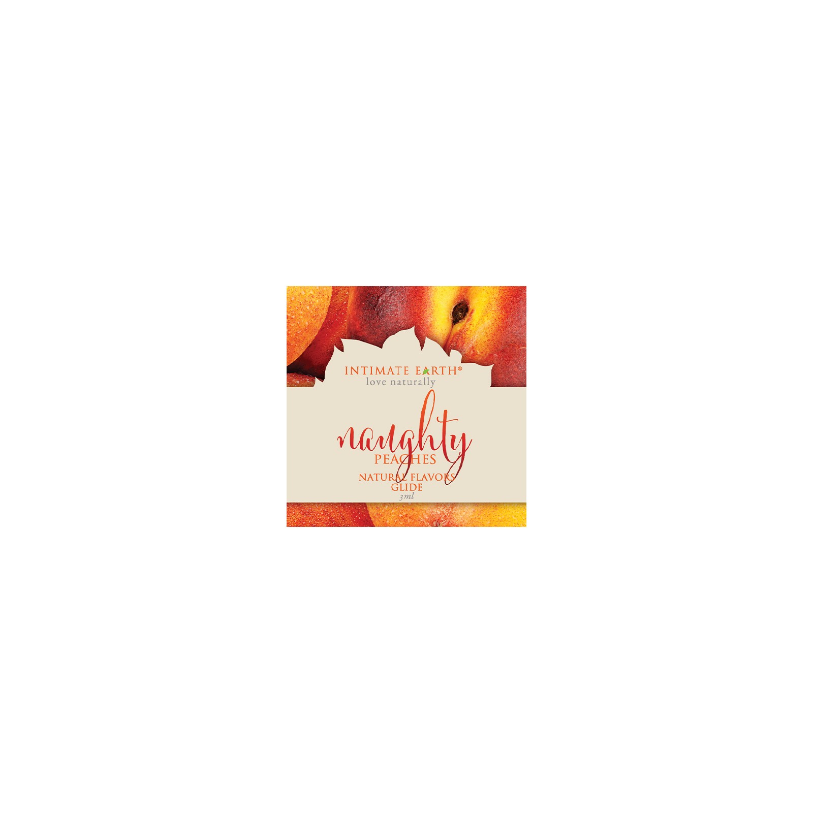 Intimate Earth Naughty Peach 3 ml Foils for Sweet Adventures