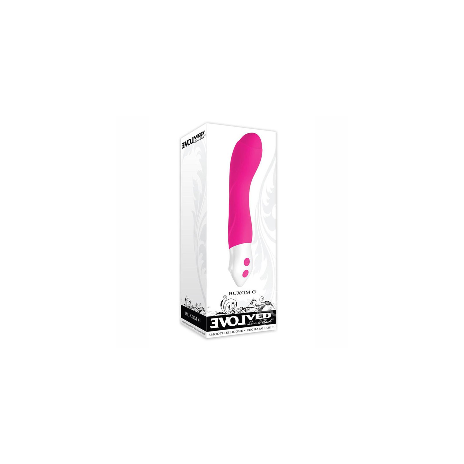 Vibrador Silicona G-Spot Recargable Evolved Buxom G Rosa