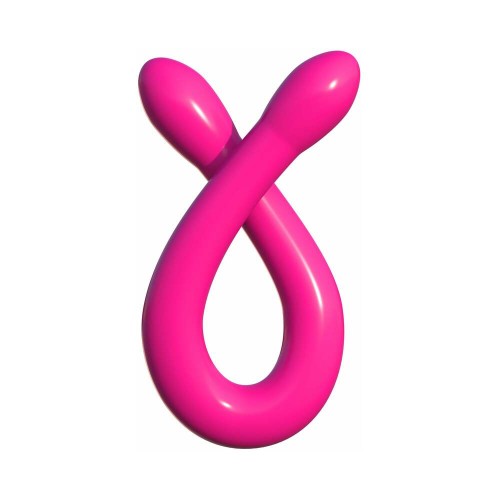 Pipedream Classix Double Whammy Flexible Dildo in Pink