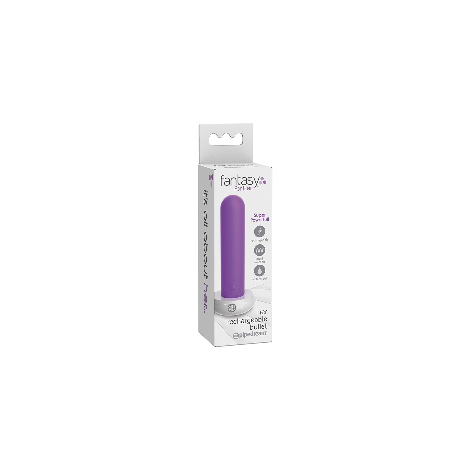 Pipedream Fantasy For Her Rechargeable Bullet Vibrator Purple