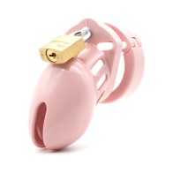 Cárcel de Castidad Masculina CB-6000S Rosa para Control de Placer