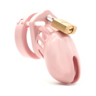 Cárcel de Castidad Masculina CB-6000S Rosa para Control de Placer