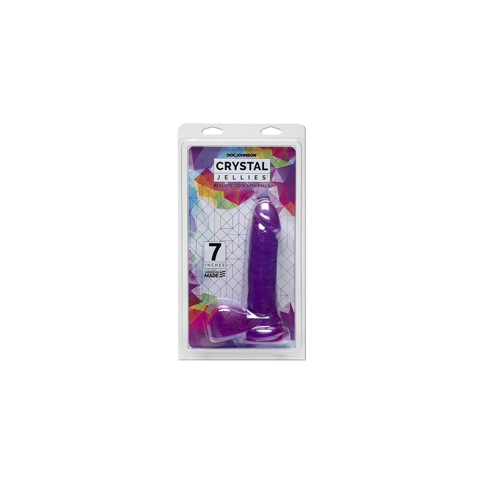 Crystal Jellies 7 in. Realistic Cock