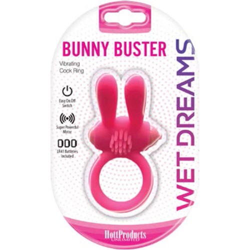 Anillo para el Pene Wet Dreams Bunny Buster - Rosa