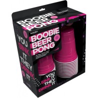 Juego de Beer Pong Boobie con Cups y Boobie Balls