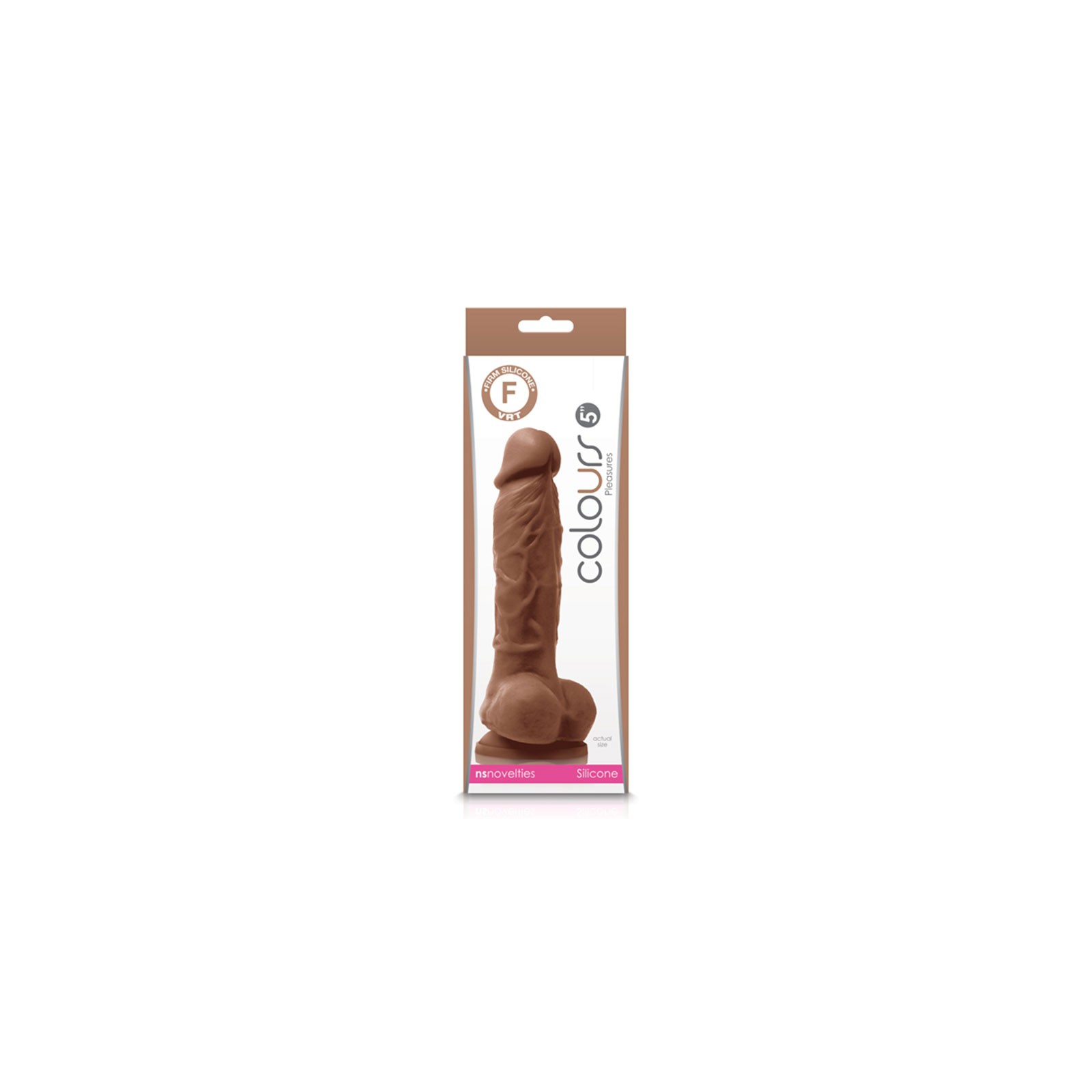 Colours Pleasures 5 in. Dildo Brown