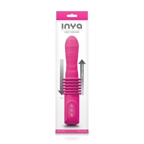 Compra Vibrador Inya Deep Stroker Recargable Rosa