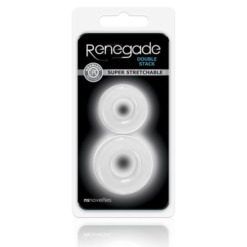 Renegade Double Stack Cock Rings - Stretchy and Durable