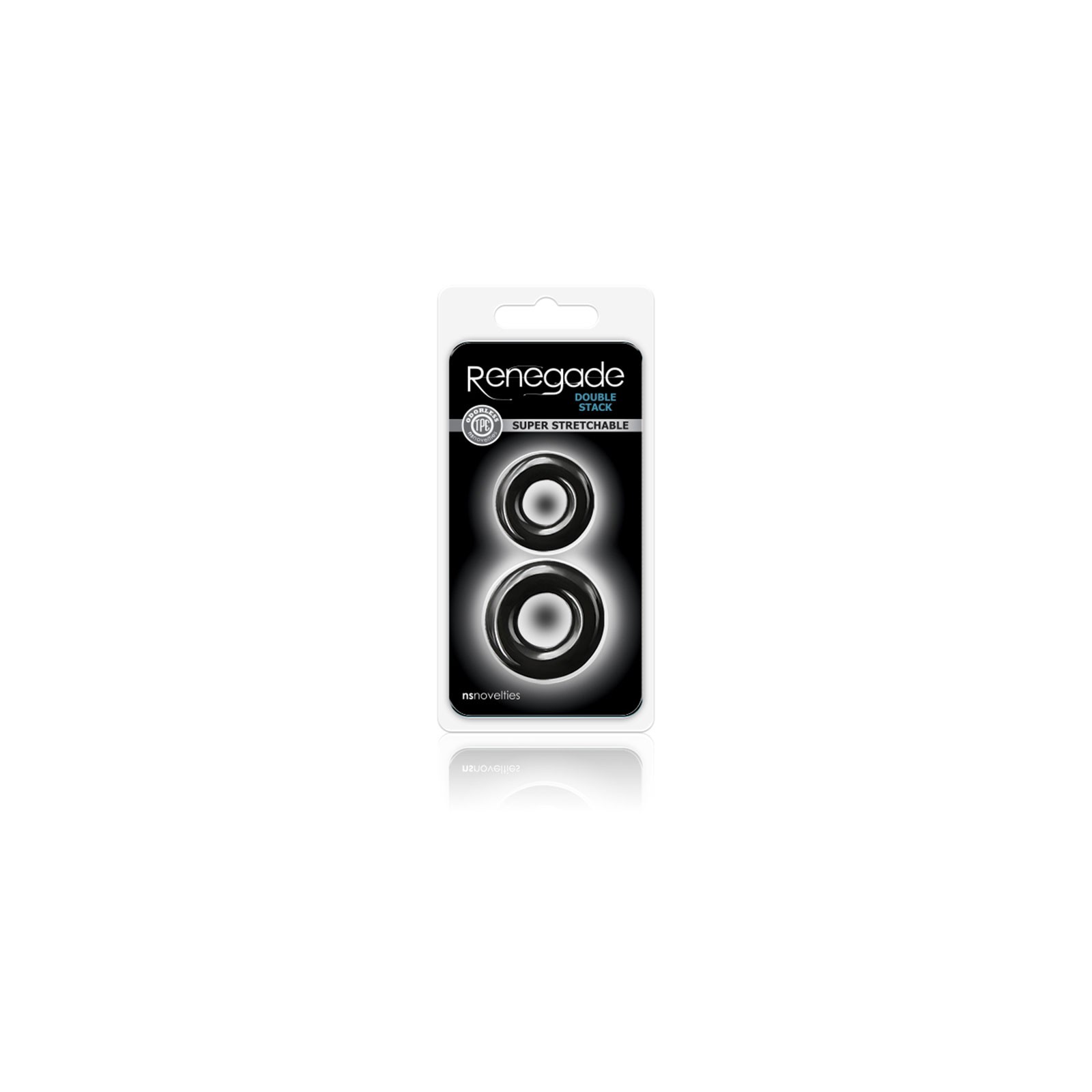 Renegade Double Stack Cock Rings 2-Pack Black