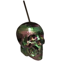 Oil Slick Skull Cup - Fun & Spooky Drinkware