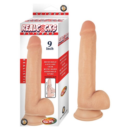 Dildo Móvil Realcocks con Base para Arnés