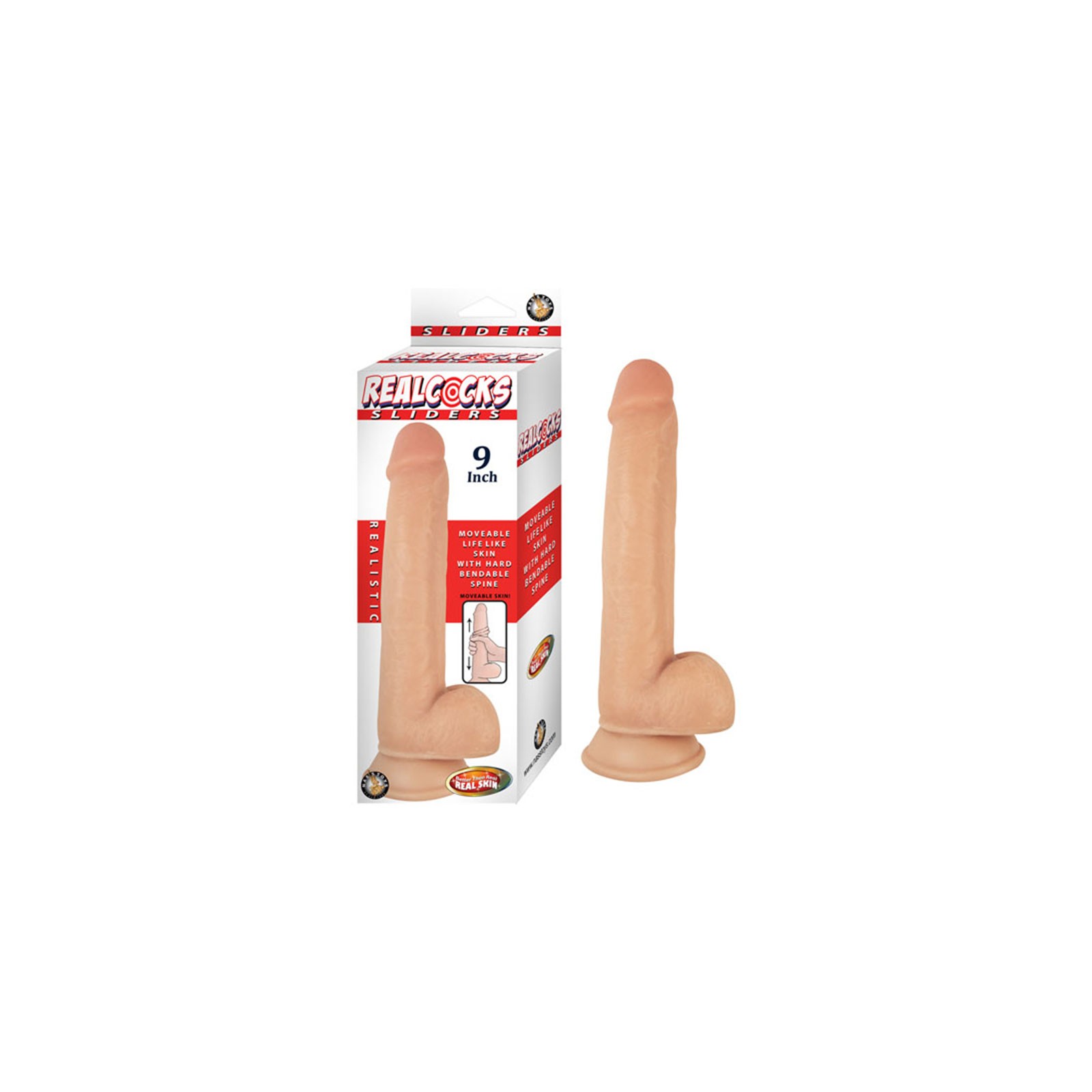 Dildo Móvil Realcocks con Base para Arnés