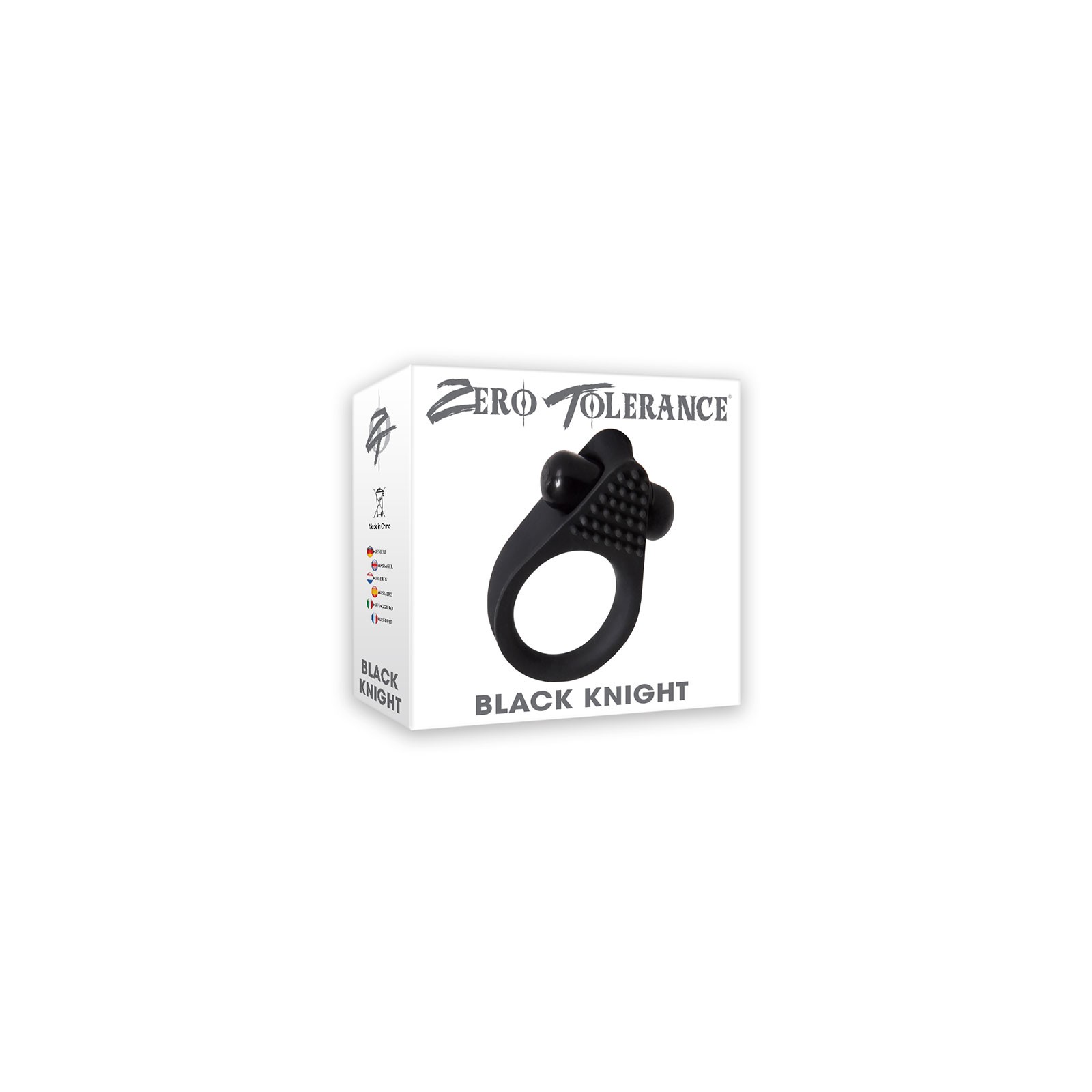 Anillo Vibrante Zero Tolerance Black Knight