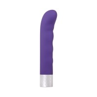 Vibrador Recargable Evolved Spark para Punto G Morado