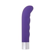 Vibrador Recargable Evolved Spark para Punto G Morado