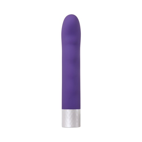 Vibrador Recargable Evolved Spark para Punto G Morado