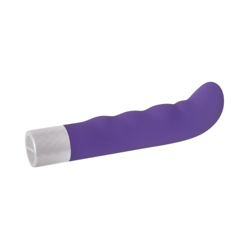 Vibrador Recargable Evolved Spark para Punto G Morado