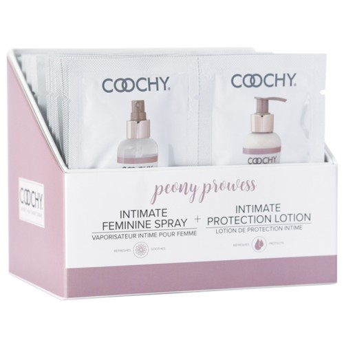 Coochy Peony Prowess Exhibidor de Dúo 24 Piezas