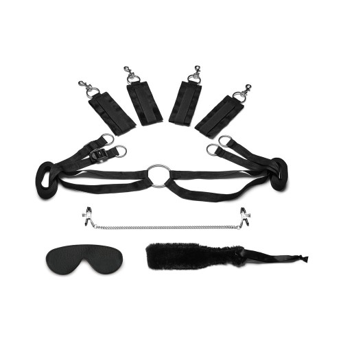 Conjunto de Resistencia Lux Fetish 4 Piezas Lovers Fuzzy