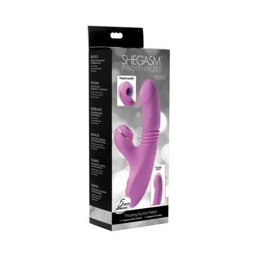 Inmi-Shegasm Thrusting Suction Rabbit Vibrator