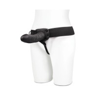 Lux Fetish Vibrating Hollow Strap-On Dildo Unisex - Explore Together