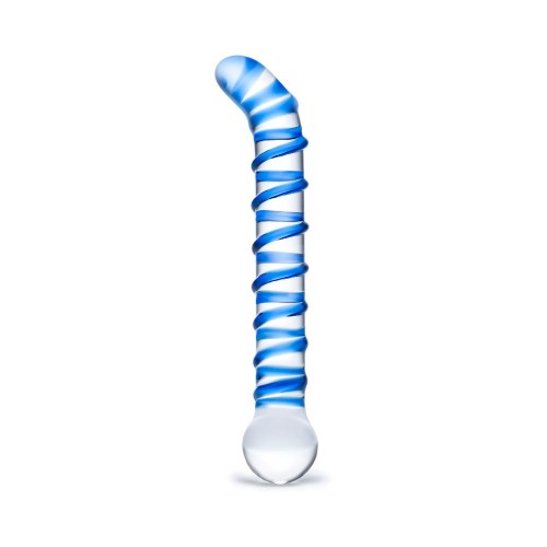 Dildo de Cristal Mr. Swirly de 6.5 in. para Estimulación del Punto G