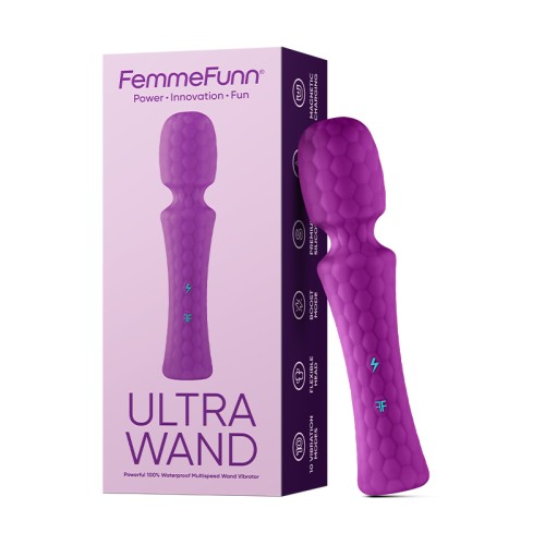 FemmeFunn Ultra Wand Vibrador Recargable para Placer Total