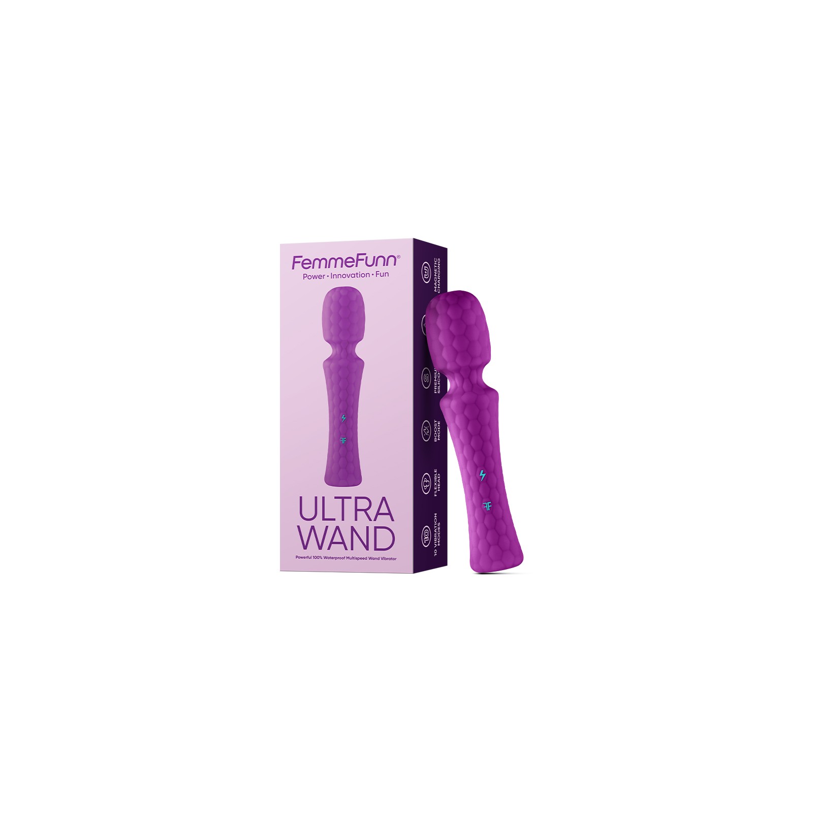 FemmeFunn Ultra Wand Vibrador Recargable para Placer Total